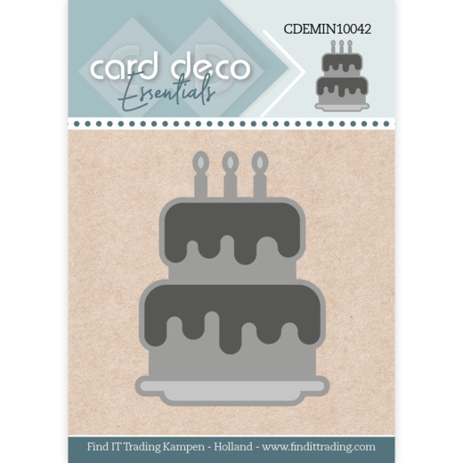 Card Deco Essentials Stanzform MINI Nr. 42 Cake CDEMIN10042