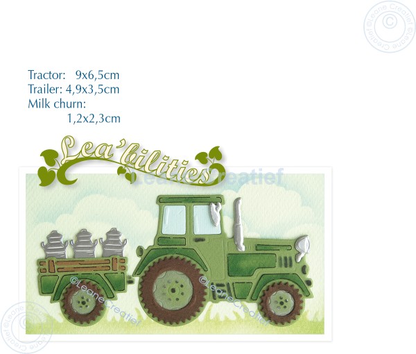 Leane Creatief Stanz-u. Prägeform Traktor / Tractor 45.8368