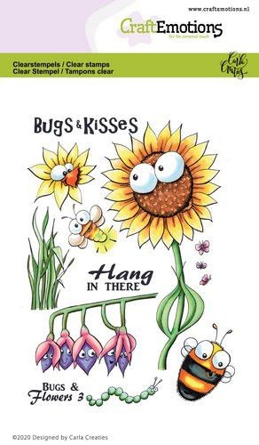 Craft Emotions Clearstempel Bugs & Flowers 3 130501/1697