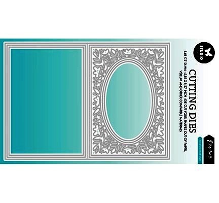 Studio Light Stanzform Floral Border Card Essentials Nr.518 SL-ES-CD518