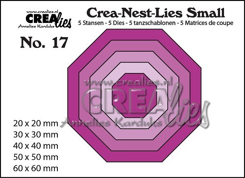 Crealies Crea-Nest-Lies Small Nr. 17 Octagon CNLS17