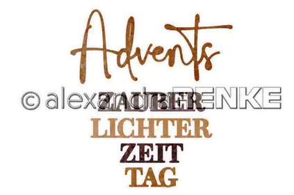 Alexandra Renke Stanzform ' Adventszauber ' D-AR-Ty0250