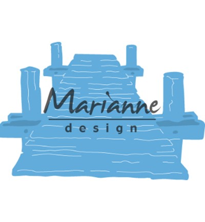 Marianne D Stanz-u. Prägeform Tiny' s Strandsteg / Beach Jetty LR0597