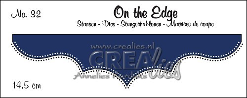 Crealies Stanzform On the Edge Double Dots Nr. 32 CLOTE32