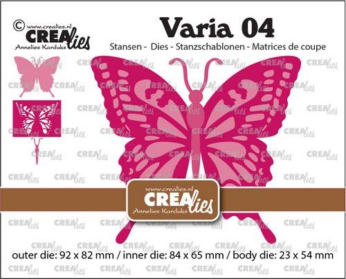 Crealies Stanzform Swallowtail Schmetterling / Swallowtail Butterfly CLVaria04
