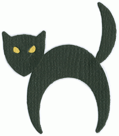 Quickutz Stanzform Katze / black cat RS-0608