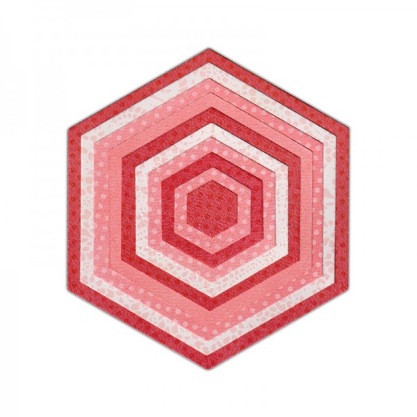 Sizzix Stanzform Framelits Hexagons 658609