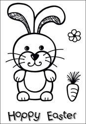 Clear Stamps Hoppy Easter HOP2X3-1079 / HOTP-1079