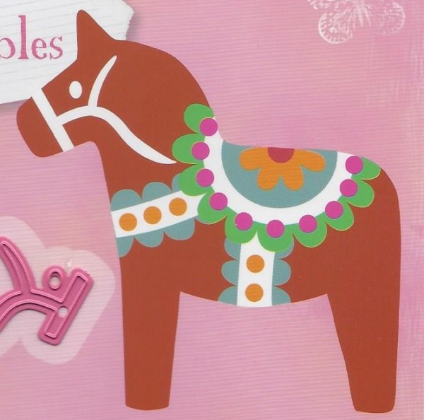 Marianne D Collectable Pferd / Dala Horse COL1371