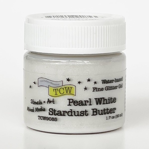 The Crafter' s Workshop Mixed Media PEARL WHITE STARDUST BUTTER TCW9085