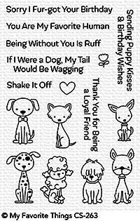 My Favorite Things Clear Stempel Hunde / Puppy Kisses CS-263