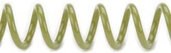 CARL Spiralen Plastik OLIVE-GRÜN / olive green 9 mm CR09103