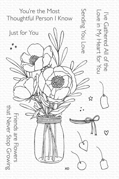 My Favorite Things Clearstempel Gathered with Love SY-55
