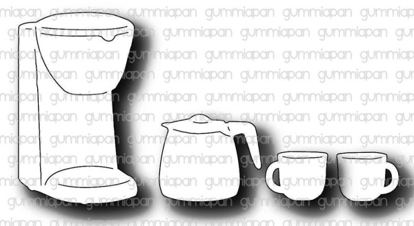 Gummiapan Stanzform Kaffee-Maschine / Kaffekokaret D220117