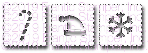 Frantic Stampers Stanzform Bitty Winter Postage FRA-DIE-10530