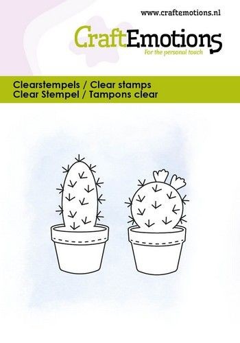 Craft Emotions Clearstempel Kaktus Nr. 3 130501/5081