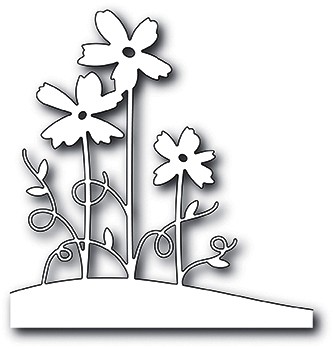 Memorybox Stanzform Blumen mit Stengel / Painted Flower Stems 99942