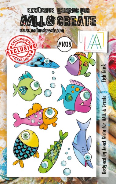 AALL & Create Clearstempel A6 FISH TANK AALL-TP-1038