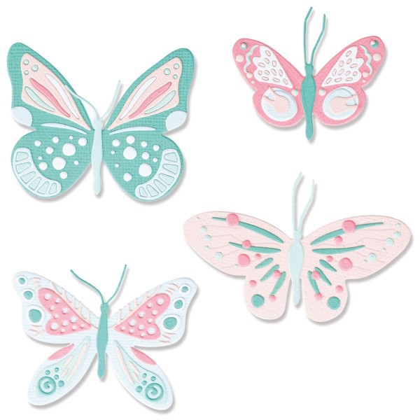 Sizzix Stanzform Thinlits Schmetterlinge / Patterned Butterflies 665896