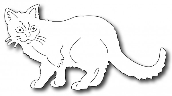 Frantic Stamper Stanzform Katze / Walking Cat FRA-DIE-09573