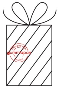 Gummiapan Stempelgummi Geschenk # 3 / Paket # 3 11120303