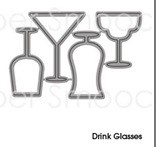 Papersmoochesstamps Stanzform Trinkgläser/Drink Glasses SED-13-0