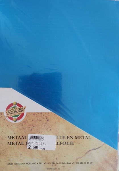KARS MakeMe Metallfolie BLAU ( 1 Bogen ) 118512/0017