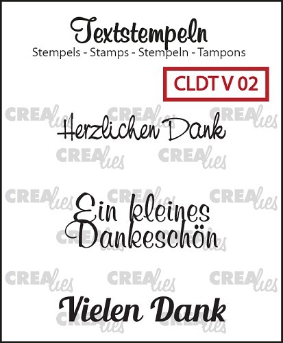 Crealies Clearstempel-Set Verschiedenes 2 CLDTV02