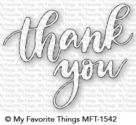 Dienamics Stanzform ' thank you ' / Thank You MFT-1542 disc.