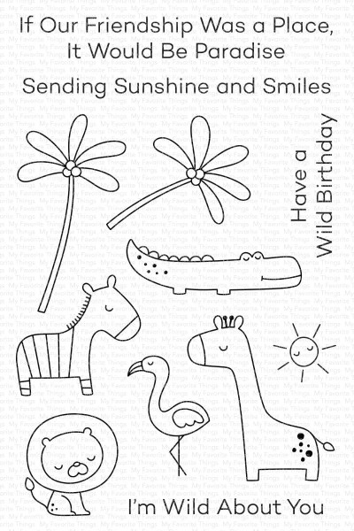 My Favorite Things Clearstempel Paradise Pals CS-650