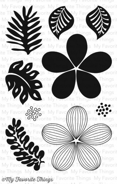 My Favorite Things Clearstempel-Set Blume tropisch / Tropical Flowers CS-93
