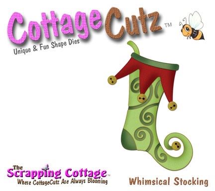 CottageCutz Stanzform Strumpf / whimsical stocking SC CC4x4-132