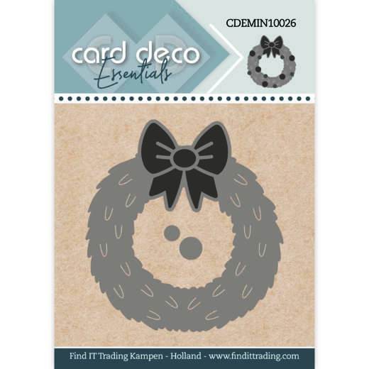 Card Deco Essentials Stanzform MINI Kranz / Wreath CDEMIN10026