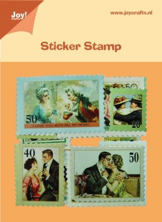 Joycrafts Briefmarken Sticker Paar 6013/0261