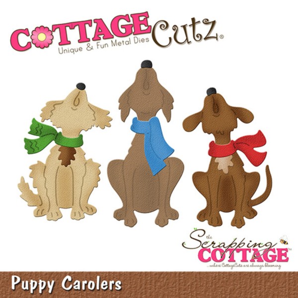 CottageCutz Stanzform Puppy Carolers CC-1244