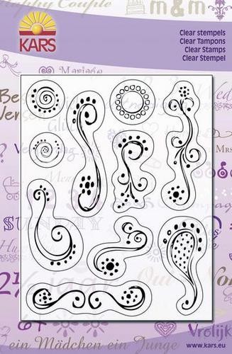KARS Clearstempel-Set doodles with dots180013/1506