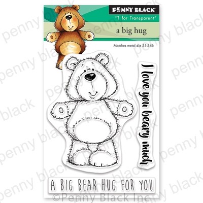 Penny Black Clearstempel Bär / A Big Hug Mini 30-580