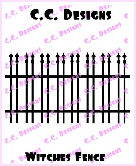 C.C.Designs Stanzform Zaun / Witches Fence ATS115