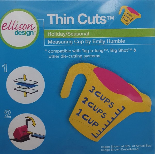 Ellison Design Stanzform Thin Cuts Messbecher / Measuring Cup 22898