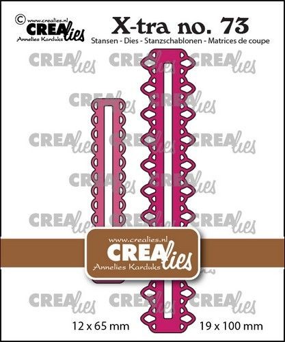 Crealies Stanzform X-tra Nr.73 Gift Card Slides B CLXtra73