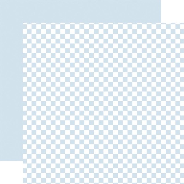 Echo Park Scrapbookpapier Checkerboard Spring BABY BLUE CSP372002