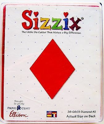 Sizzix Stanzform Originals LARGE Raute # 2 / diamond # 2 38-0803
