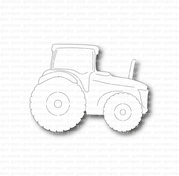 Gummiapan Stanzform Traktor D201225