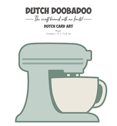 Dutch DooBaDoo Stencil A5 Card-Art Küchenmaschine / Mixer 470.784.274
