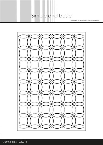 Simple and Basic Stanzform A6 Circle Flowers SBD311