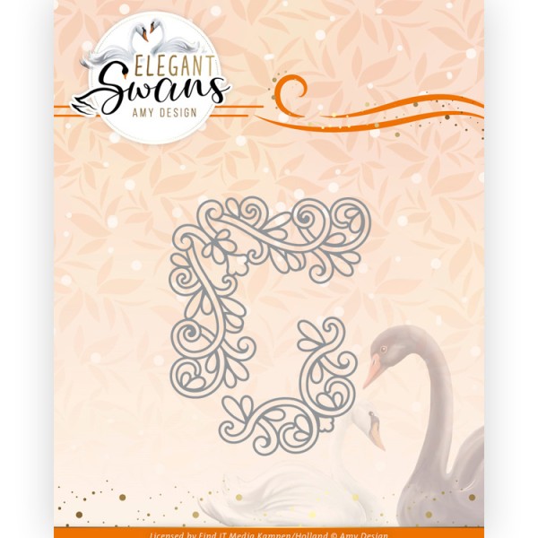 Amy Design Stanzform Elegant Swans - Elegant Corner ADD10270