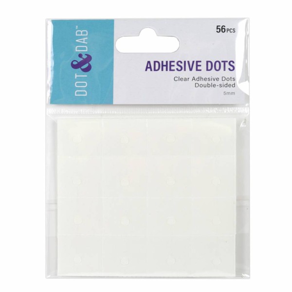 Trimcraft Dot & Dab Adhesive Dots 5 mm ( 56 Stück ) DDADH021