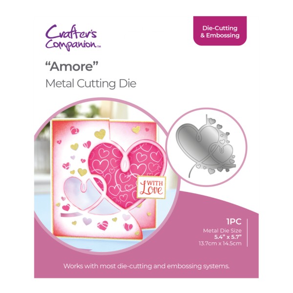 Crafters Companion Gemini Stanzform AMORE GEM-MD-CAD-AMOR
