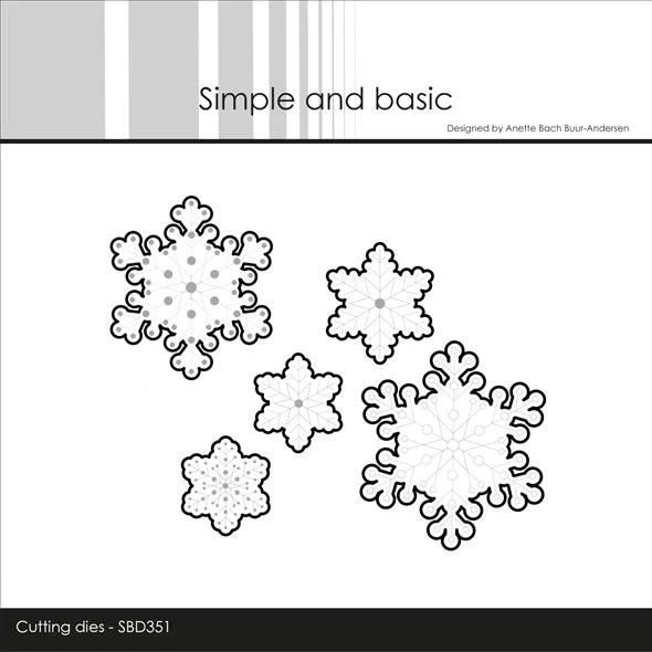 Simple and Basic Stanzform ' Snowflakes - Outline for SBC165 ' SBD351