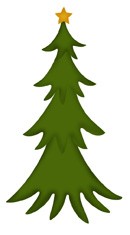 Bosskut Stanzform Weihnachtsbaum / Christmas tree 0868